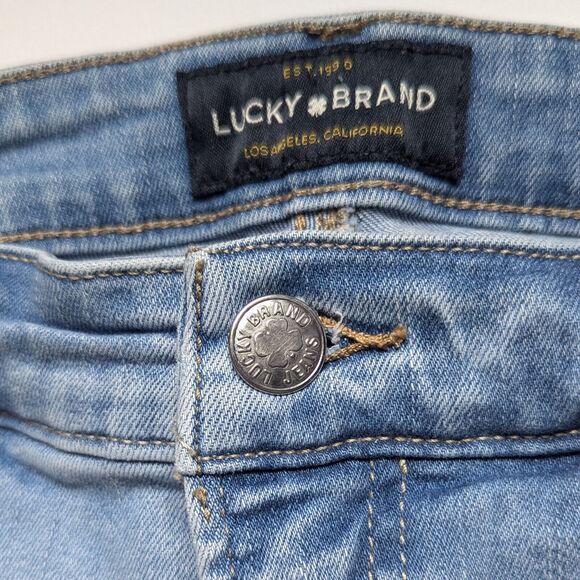 Lucky Brand High Rise Bridgette Skinny Jean Light Wash Zip Fly | Size 8 / 29 - Picture 5 of 12